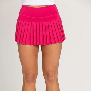 Hot pink goldhinge athletic skirt
